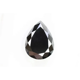 Natural Fancy Black Color Pear Shape Diamond For Engagement Rings | Personalized Gifts