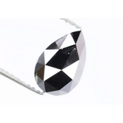 1.97Ct Loose Black Pear Shape Diamond Natural Diamond For Unique Diamond Ring