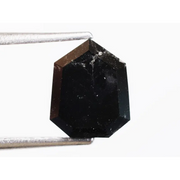 3.48Ct Natural Loose Diamond Fancy Black Color Geometric Shape Diamond For Jewelry
