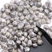 7.25 Ct Grey Rough Diamond Lot Loose Rough Raw Diamond Earth Mined Diamond Lot Use For Custom Jewerly 