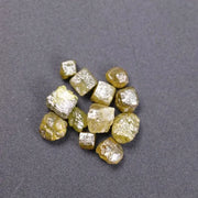 1.10 Ct Yellow Rough Raw Colored Diamond Lot Uncut Raw Rough Diamond Lot Use For Custom Jewerly 