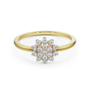 2.05 Ct Artistic Round Cut Diamond Women  Anniversary Ring