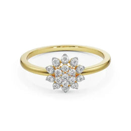 2.05 Ct Artistic Round Cut Diamond Women  Anniversary Ring