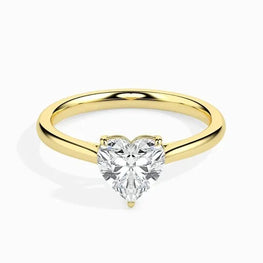 2ct Heart Moissanite Diamond Solitaire Ring For Your Love