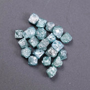 5.79 Ct Uncut Blue Raw Rough Diamond Blue Colored Diamond Lot Use For Custom Jewerrly 