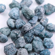 8.50 Ct Blue Uncut Raw Rough Diamond Lot Irregular Diamond Lot Use For Custom For Jewerly 
