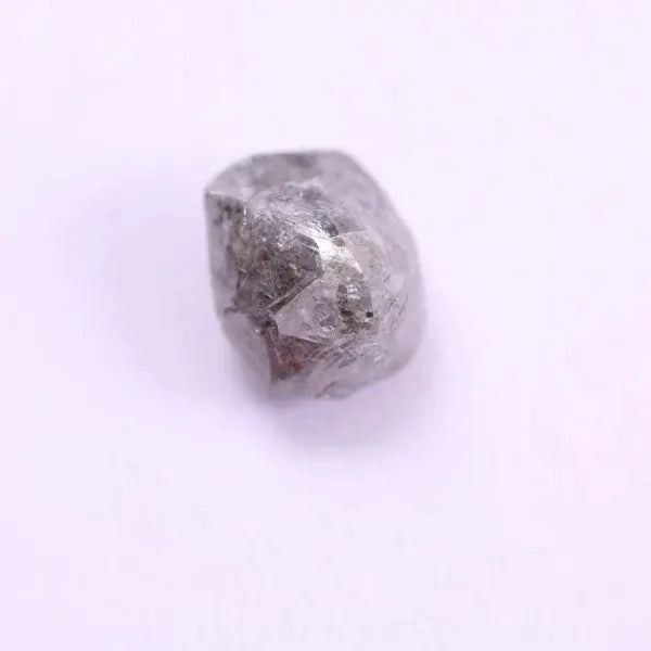 1.92Ct Natural Uncut Rough Diamond, Loose Raw Gray Earth Mined Diamond, Industrial Grade Stone for Jewelry Making, Unique Rugged Mineral Diamond