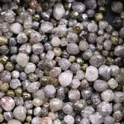 20.00 Ct Uncut Grey Raw Rough Diamond Lot Natural Loose Earth Mined Diamond Lot Use For Custom Jewerly 