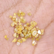 1.65 Ct Yellow Rough Raw Lot Diamond Uncut Natural Loose Diamond Use For Custom Jewerly