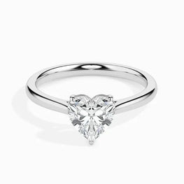 2ct Heart Moissanite Diamond Solitaire Ring For Your Love