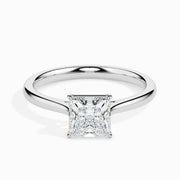 Vintage sapphire engagement ring in custom gold design- Cushion Cut Diamond  Ring 