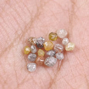 2.77 Ct Uncut Loose Rough Raw Diamond Lot Mullti Colored Diamond Lot Loose Irregular Shaped Diamond Use For Custom Jewerly 
