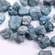 8.50 Ct Blue Uncut Raw Rough Diamond Lot Irregular Diamond Lot Use For Custom For Jewerly 