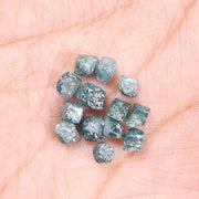 3.57 Ct Blue Rough Raw Diamond Lot Loose Rustic Diamond Lot Earth Mined Diamond Use For Custom Jewerly 