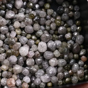 20.00 Ct Uncut Grey Raw Rough Diamond Lot Natural Loose Earth Mined Diamond Lot Use For Custom Jewerly 