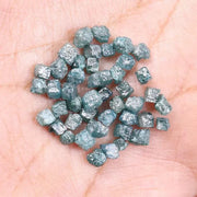 3.26 Ct Blue Rough Raw Diamond UncutIrregular Diamond Lot Use For Custom Jewerly 