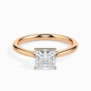 Vintage sapphire engagement ring in custom gold design- Cushion Cut Diamond  Ring 