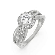 3.27 Ct Unique Diamond Ring for solitare round diamond engagement ring 