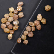 3.71 Ct Brown Colored Diamonds Lot Loose Uncut Raw Diamond Use For Custom Jewerly 