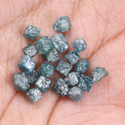 5.79 Ct Uncut Blue Raw Rough Diamond Blue Colored Diamond Lot Use For Custom Jewerrly 