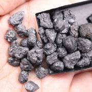 6.00 Ct Black Rough Diamond Lot Loose Uncut Balck Rough Diamond Use For Custom Jewerly 
