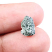 3.31Ct Uncut Green Colored Diamond Natural Rough Diamond For Necklace