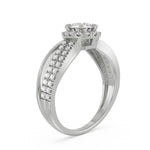 3.27 Ct Unique Diamond Ring for solitare round diamond engagement ring 