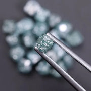 5.79 Ct Uncut Blue Raw Rough Diamond Blue Colored Diamond Lot Use For Custom Jewerrly 