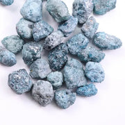 8.50 Ct Blue Uncut Raw Rough Diamond Lot Irregular Diamond Lot Use For Custom For Jewerly 