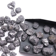 6.00 Ct Black Rough Diamond Lot Loose Uncut Balck Rough Diamond Use For Custom Jewerly 