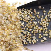 13.00Ct Natural Yellow Rough Diamond, Uncut Raw Diamond for Costom Jewelry,  Loose Rustic Diamond Lot