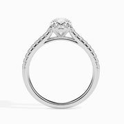 oval cut lab grown diamond engagement ring Women Diamond Ring 