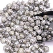 7.25 Ct Grey Rough Diamond Lot Loose Rough Raw Diamond Earth Mined Diamond Lot Use For Custom Jewerly 