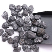 6.00 Ct Black Rough Diamond Lot Loose Uncut Balck Rough Diamond Use For Custom Jewerly 