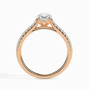 oval cut lab grown diamond engagement ring Women Diamond Ring 