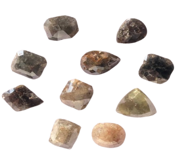 19.68CT Natural Salt & Pepper Fancy Diamond