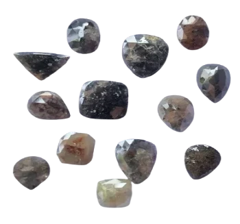 21.59 CT Natural Loose Diamond Fancy Salt And Pepper Diamond Mix Shape Diamond For Jewelry