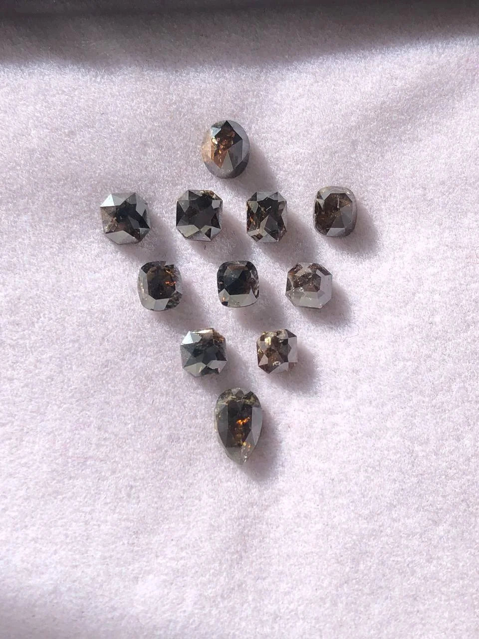 Mix Shape Natural Salt & Pepper Diamond