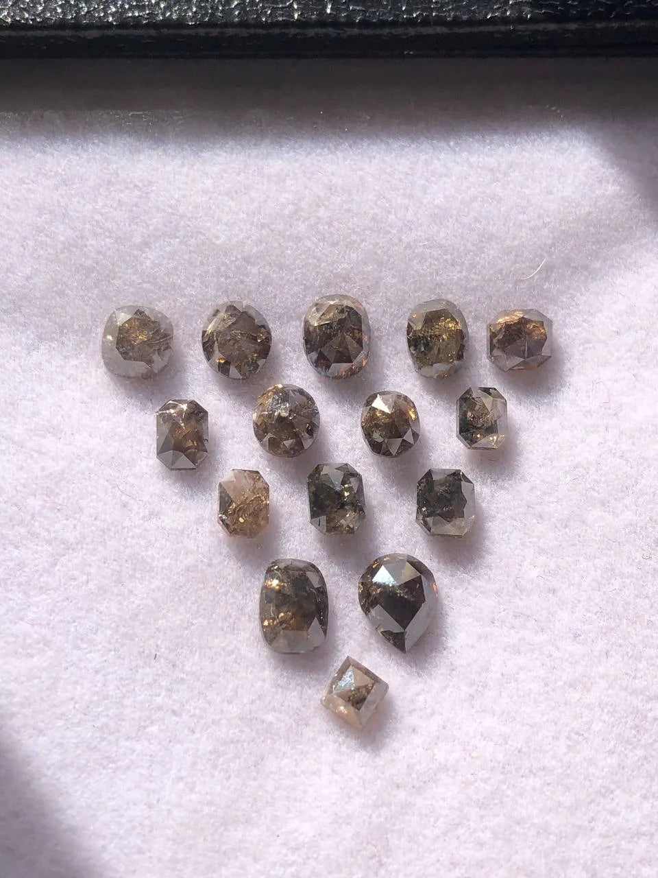 8.23 CT Natural Mix Shape Diamond Salt And Pepper Diamond Fancy Jewelry Making Diamond