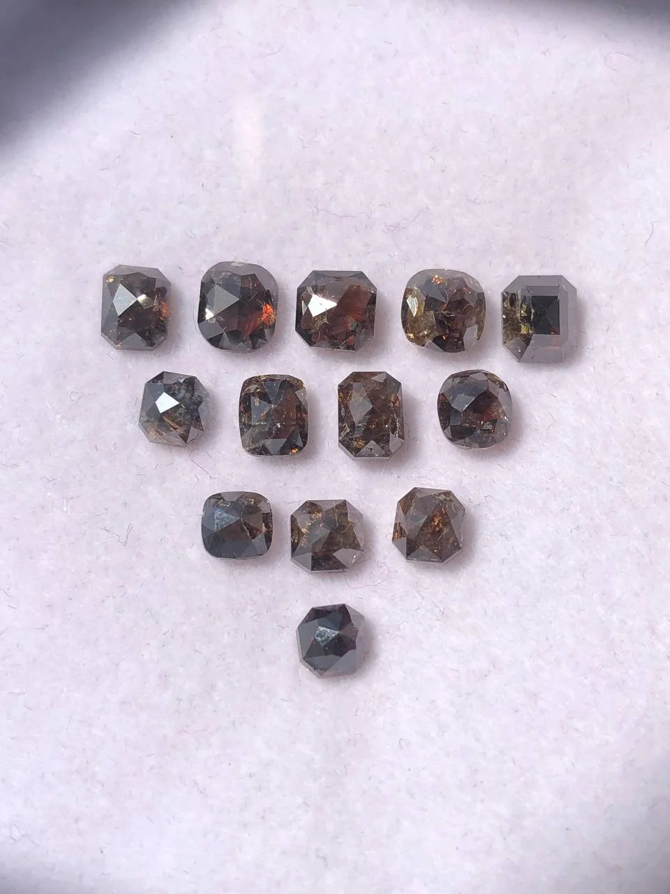 9.03 CT Natural Mix Shape Diamond Fancy Salt And Pepper Diamond Loose Diamond For Jewelry