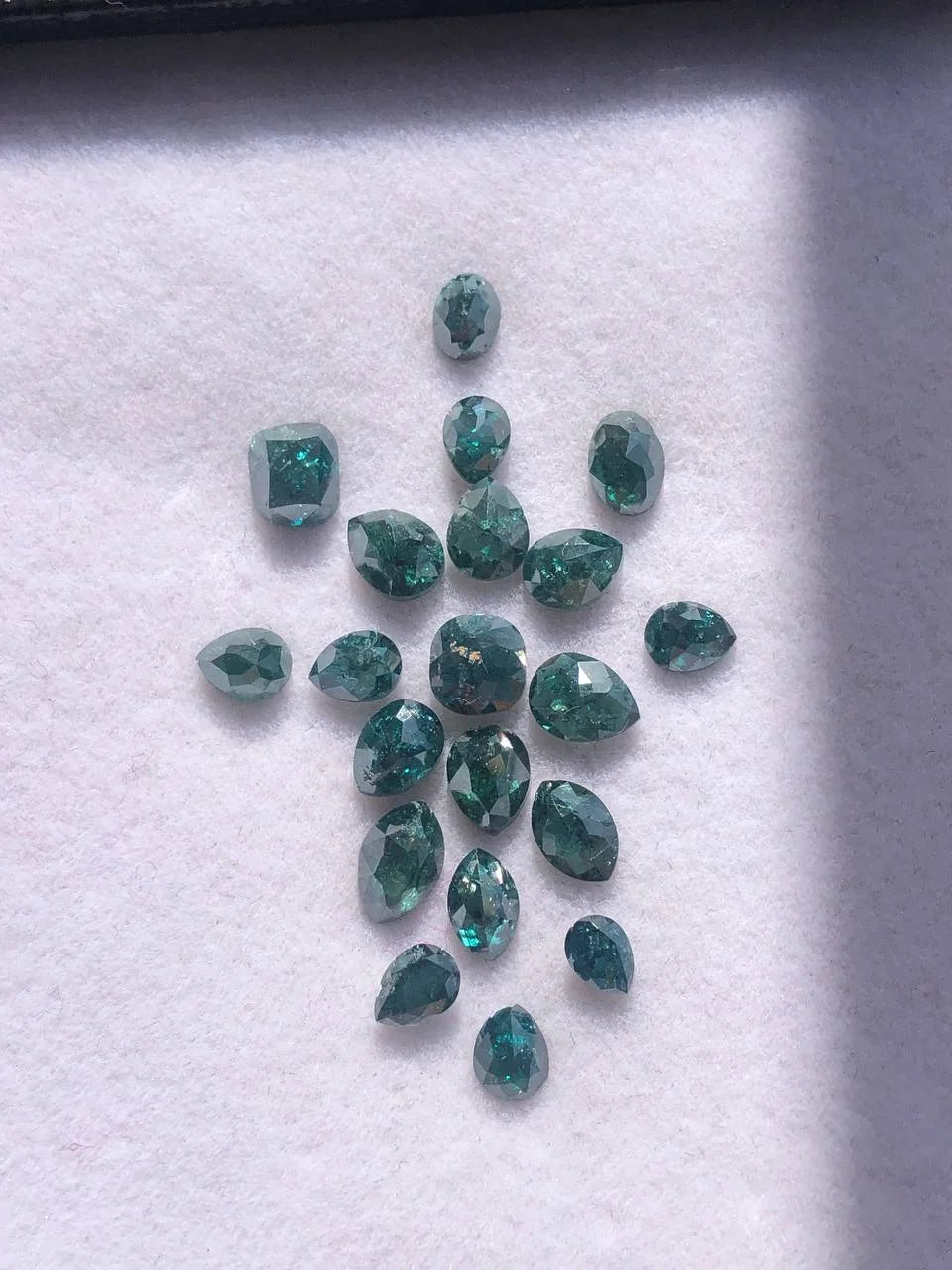 7.87 CT Natural Mix Shape Diamond Fancy Salt And Pepper Diamond loose Diamond For Custom Jewelry