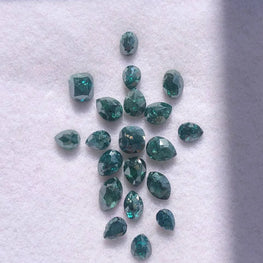 Natural Salt & Pepper Mix Shape Diamond