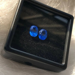 Blue Sapphire Lab Created Gemstone