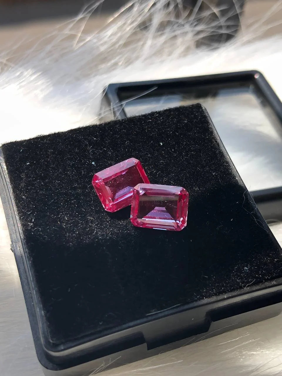 Eemrald Cut Pink Alexandrite Gemstone