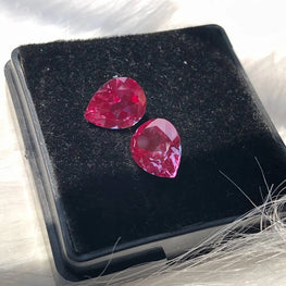Pear Shape Pink Alexandrite Pair Gemstone