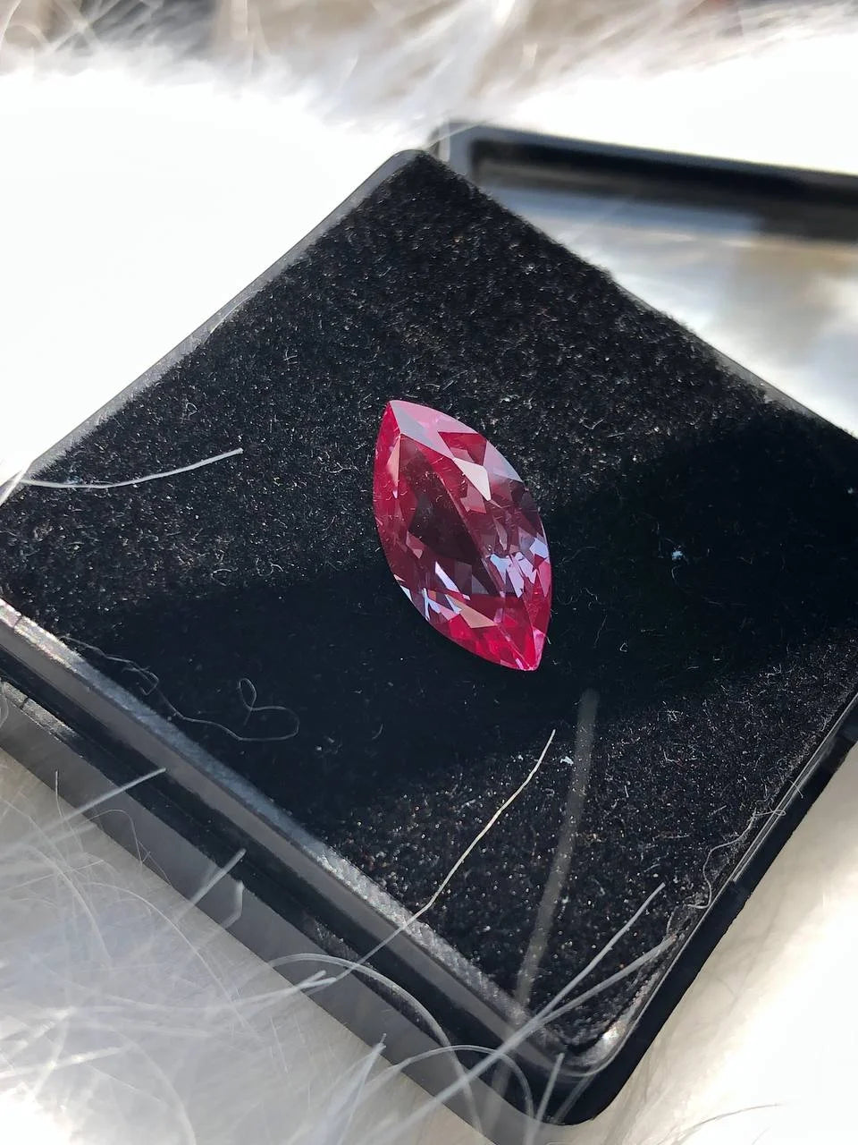 Pink Alexandrite Marquise Cut Gemstone