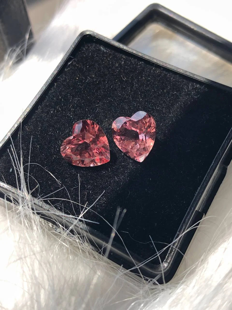 Stunning 6.70 CT Heart Shape Pink Sapphire Loose Gemstone For Earrings Exquisite Jewelry Accent