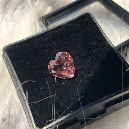 Heart Cut Pink Sapphire Loose Gemstone