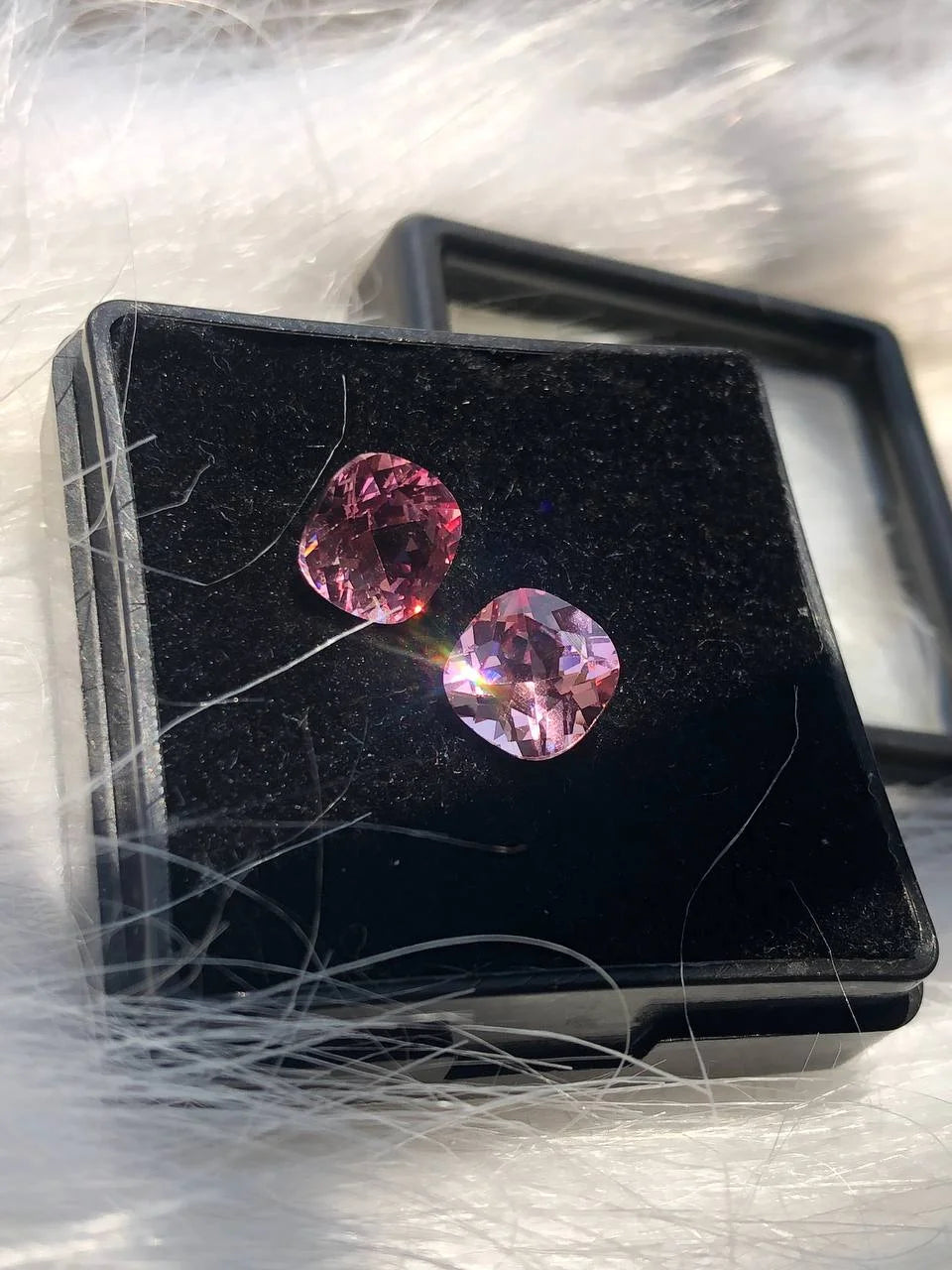 Pink Sapphire Cushion Cut Gemstone