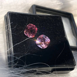 Pink Sapphire Cushion Cut Gemstone